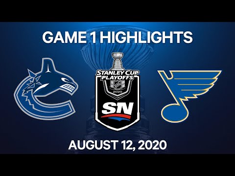 NHL Highlights | 1st Round, Game 1: Canucks vs. Blues – Aug. 12, 2020