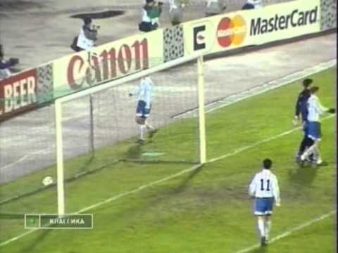 CL 1994-95. 5 tour. Group B. Spartak Moscow - Dynamo Kiev. 1-0. (ORT). avi