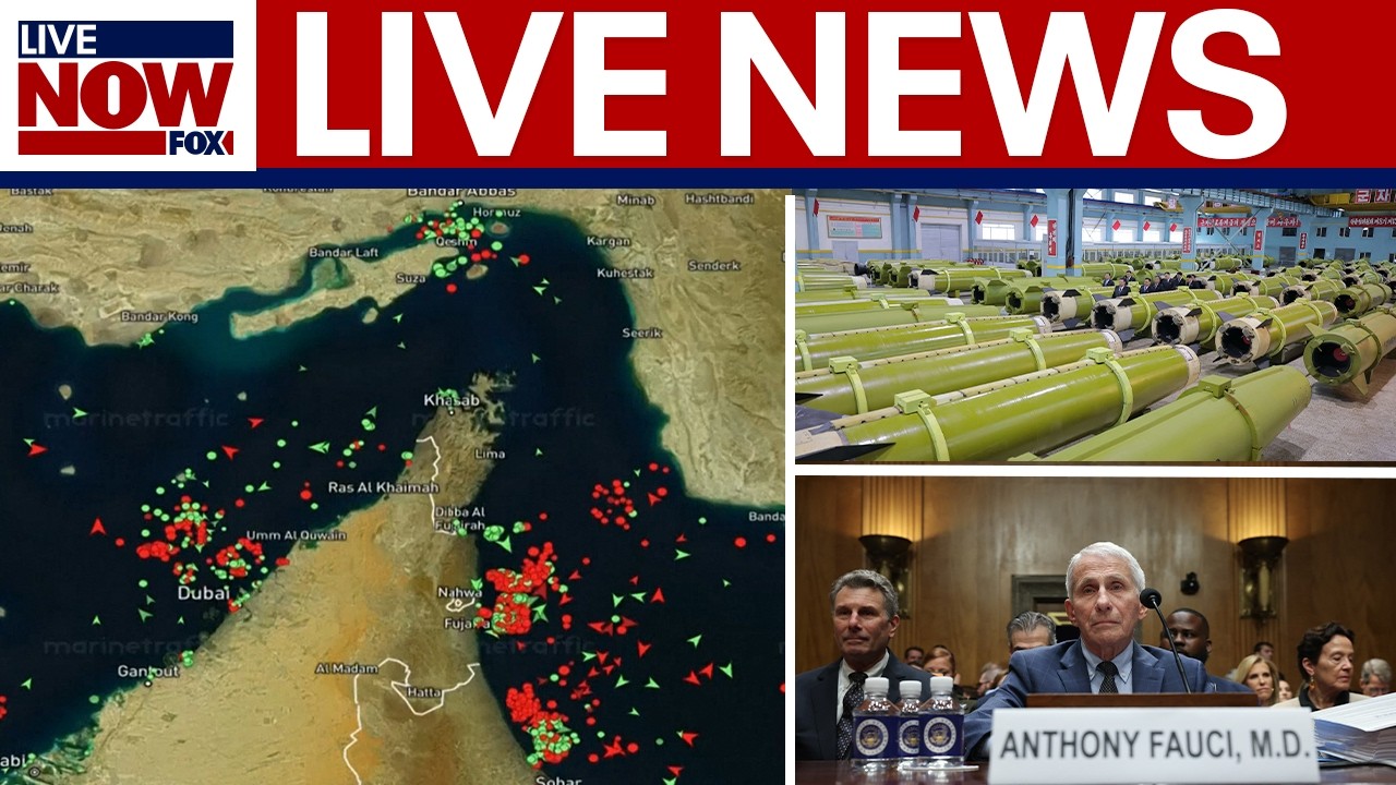 LIVE BREAKING: North Korea launches ballistic missile, Fauci contempt vote, Strait of Hormuz deal