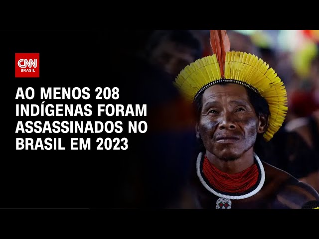 Ao menos 208 indígenas foram assassinados no Brasil em 2023 | CNN NOVO DIA