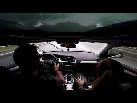 Driver loses control on highway driving 160 km/h