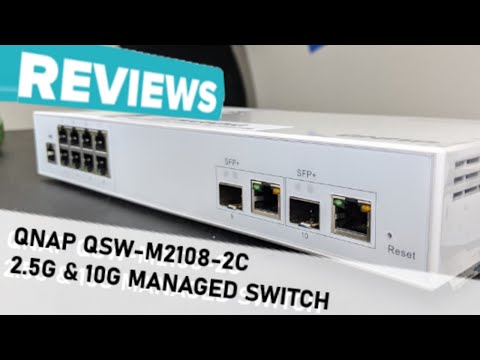 Šakotuvas QNAP QSW-M2108-2C video
