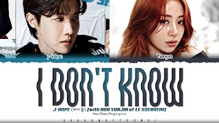 Download lagu j-hope (제이홉) 'i don’t know' [with YUNJIN of LE SSERAFIM] Lyrics [Color Coded Han_Rom_Eng] mp3