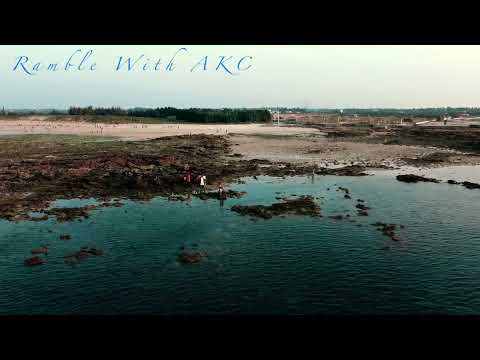 BLUE FLAG BEACH || Rukmani Temple Dwarka || Shivrajpur beach Drone shot