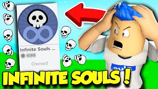 So I Bought The INFINITE SOULS GAMEPASS In Combat Simulator And Got MAX SOULS!! (Roblox)