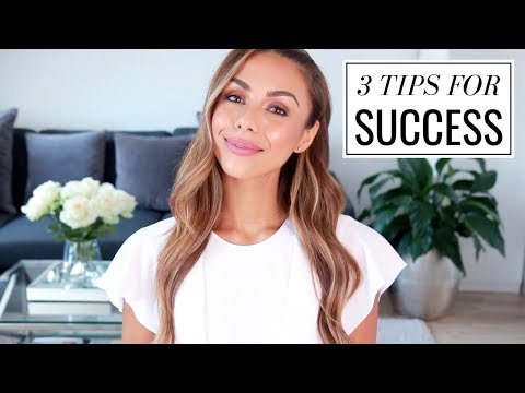 3 SUCCESS TIPS | STAYING PRODUCTIVE, HAPPY & FOCUSED | Annie Jaffrey Video
