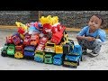 Toy Vehicles Learn Colors Vehicle Names Unboxing Truck Cars Toys For Kids
