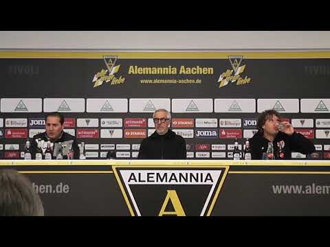 Uerdingerblock Alemannia Aachen - KFC Uerdingen Pressekonferenz