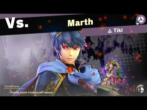 Super Smash Bros Ultimate World of Light: Marth vs Tiki