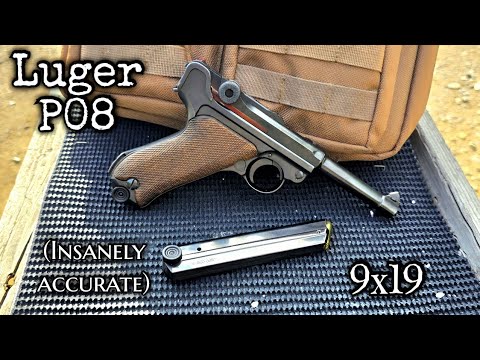 German 9mm Luger P08 Review & Shoot 9x19
