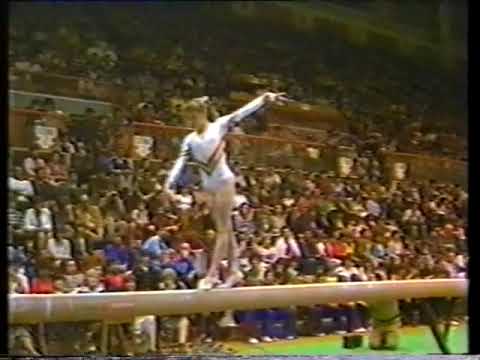 1984 Nadia Comaneci Retirement Exhibition   Ecaterina Szabo ROU BB