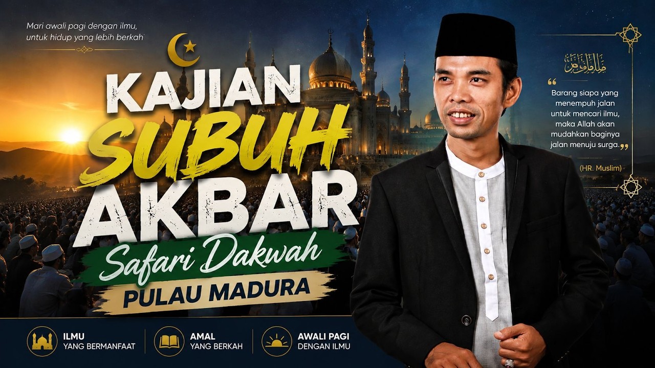 LIVE | Kajian Subuh Akbar Ketapang Daya, Madura | Ustadz Abdul Somad
