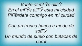 Alejandro Sanz - Vente Al Mas Alla Lyrics