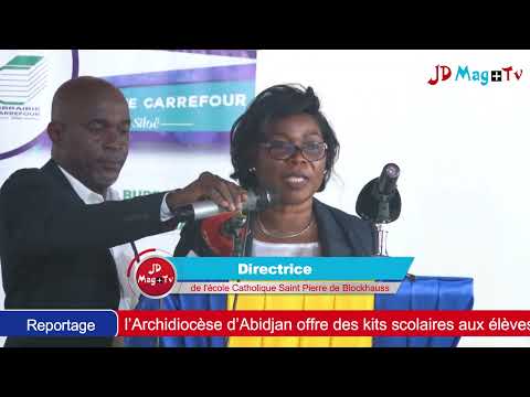 Rentrée scolaire 2025-2026 : l’Archidiocèse d’Abidjan offre des kits scolaires aux élèves
