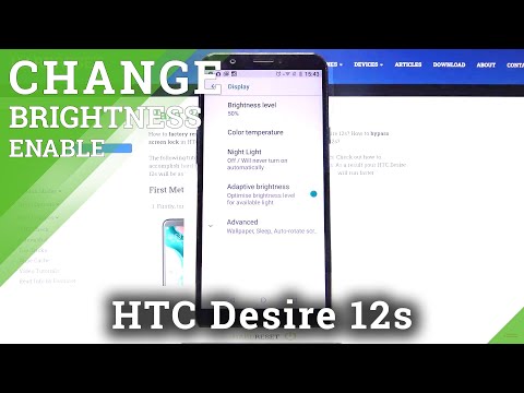 How to Enable Automatic Brightness in HTC Desire 12s – Turn On/Off Auto-Brightness
