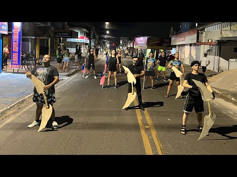 Corpo Coreográfico Guardiões da Amazônia 2023-  Ensaio com a banda Doracy Leal