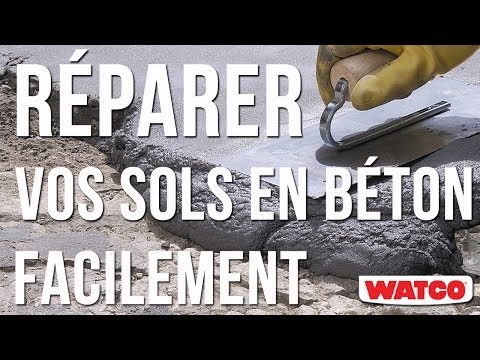 comment reparer beton