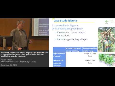 , title : 'Preferred cassava traits in Nigeria... -Holger Kirscht'