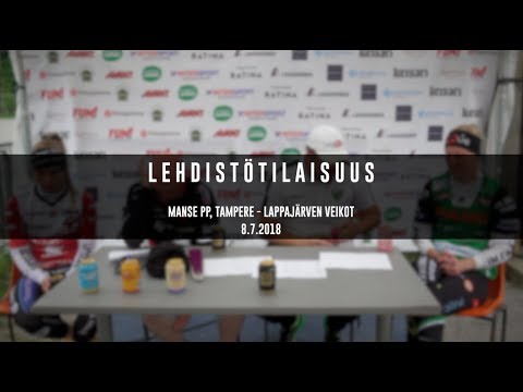 Lehdistötilaisuus Manse PP - Lappajärven Veikot 8.7.2018
