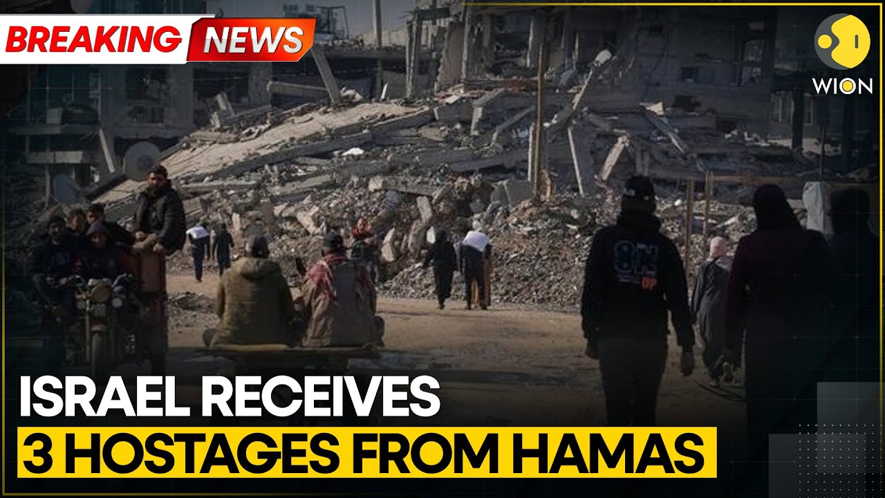 Israel: 3 Freed Hostages With IDF Forces | BREAKING NEWS | WION