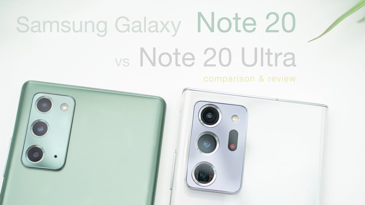 Samsung Galaxy Note 20 vs Note 20 Ultra | In-Depth Comparison & Review