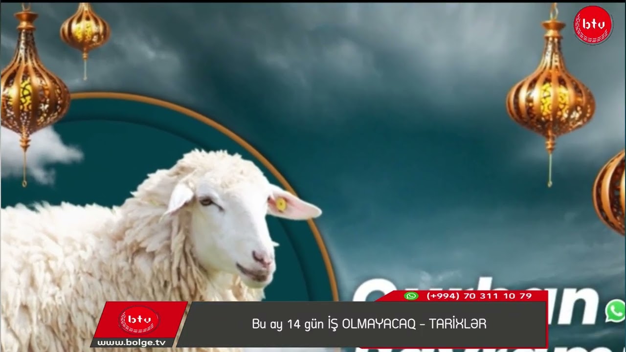 Bu ay 14 gün İŞ OLMAYACAQ - TARİXLƏR