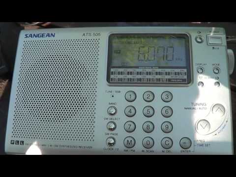 CFRX Canada 6070 Khz Shortwave Grundig G5 VS Sangean ATS 505