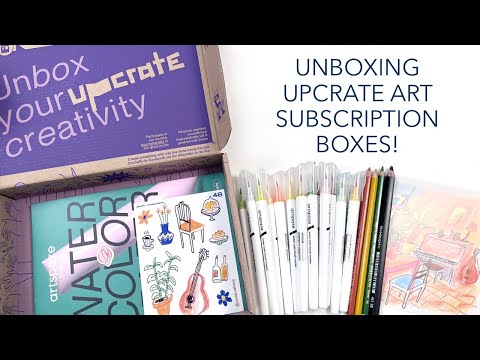 I Tried Someone Else's Art Subscription Boxes