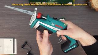 Unboxing BOSCH KEO 10 8 V Lithium ion Cordless garden saw - Bob The Tool Man