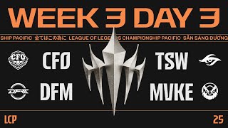 [電競] 2025 LCP Split 1 W3D3