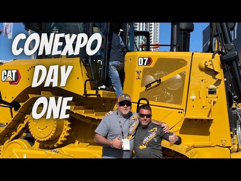 ConExpo 2023 Day 1 John Deere, Bobcat, Hyundai, Kubota, Komatsu, Excavating Equipment
