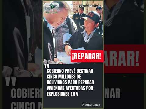GOBIERNO PREVÉ BS 5 MILLONES PARA VIVIENDAS EN VIACHA #ultimahora #bolivia