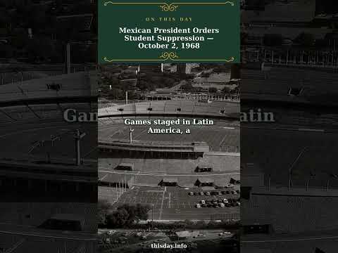 How did Mexico suppress students before the 1968 Oly...