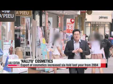 Popularity of Korean Wave leads to cosmetics export to jump six fold since 2004