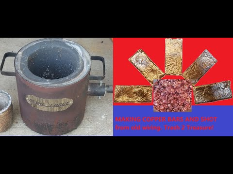 #DevilForge - Trash to Treasure : Melting Copper into Bars and Shot