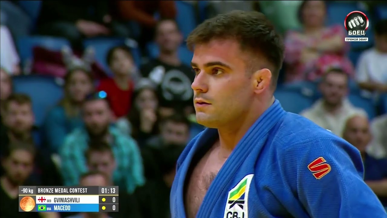 Masters 2022. 90 kg. Bronze. GVINIASHVILI Beka (GEO) - MACEDO Rafael (BRA)