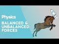 Balanced Unbalanced Forces Forces Motion Physics FuseSchool