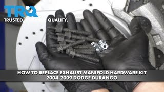 How To Replace Exhaust Manifold Hardware 2004-2009 Dodge Durango