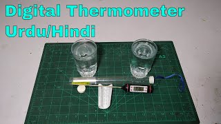 Digital kitchen thermometer information - Urdu/Hindi