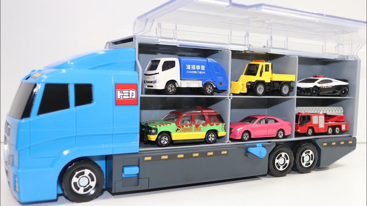 トミカ☆コンボイ はたらくくるま | Toy Vehicle Convoy for Kids〜ぱとかー