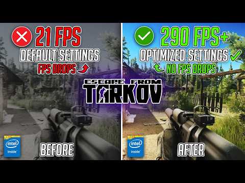 Escape from Tarkov - Best PC Settings to FIX FPS Drops, Lags & Stutter on ANY PC📈