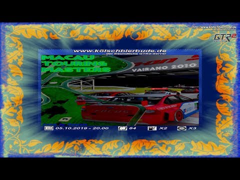 GTR2 Kölschbierbude: Touring Masters - Vairano Italy [SORRY stream Freeze? By 1:37-no Full race]