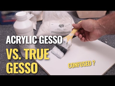True Gesso vs Acrylic Gesso Explained for Beginners!