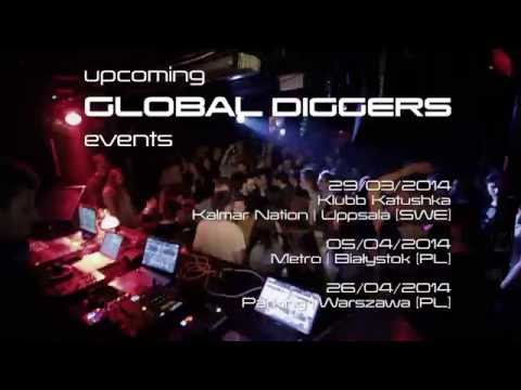 GLOBAL DIGGERS #9 (+ DJ Krzaku) - 01.02.2014 @ Powiększenie, Warszawa