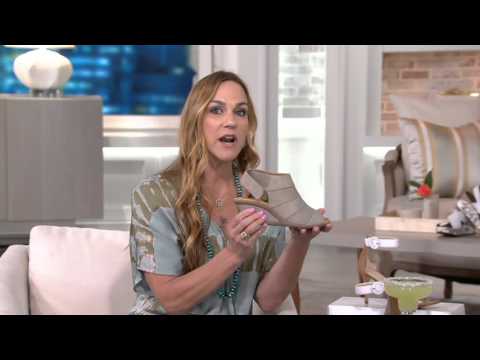 Earth Nubuck Peep-toe Wedges w/ Adjustable Backstrap - Coriander on QVC