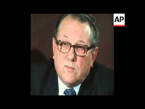 UPITN 27 6 76 JUSTICE MINISTER KRUGER AT PRESS CONFERENCE