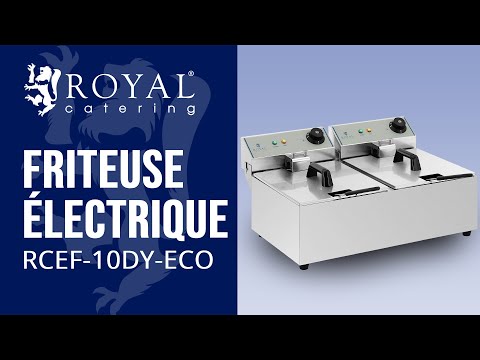 Vidéo - Friteuse électrique - 2 x 10 litres - ECO