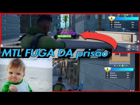 «FUGA DA PRISÃO» mtl FORTNITE