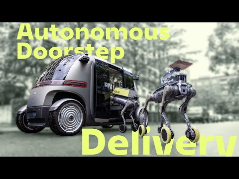 Robots + Autonomous Vans = 24/7 Delivery