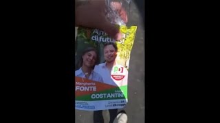 Venezia, il volantino Pd con le foto dei due candidati più giovani della lista fatto azzannare da...